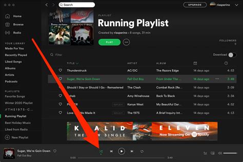 how to shuffle spotify playlist on computer